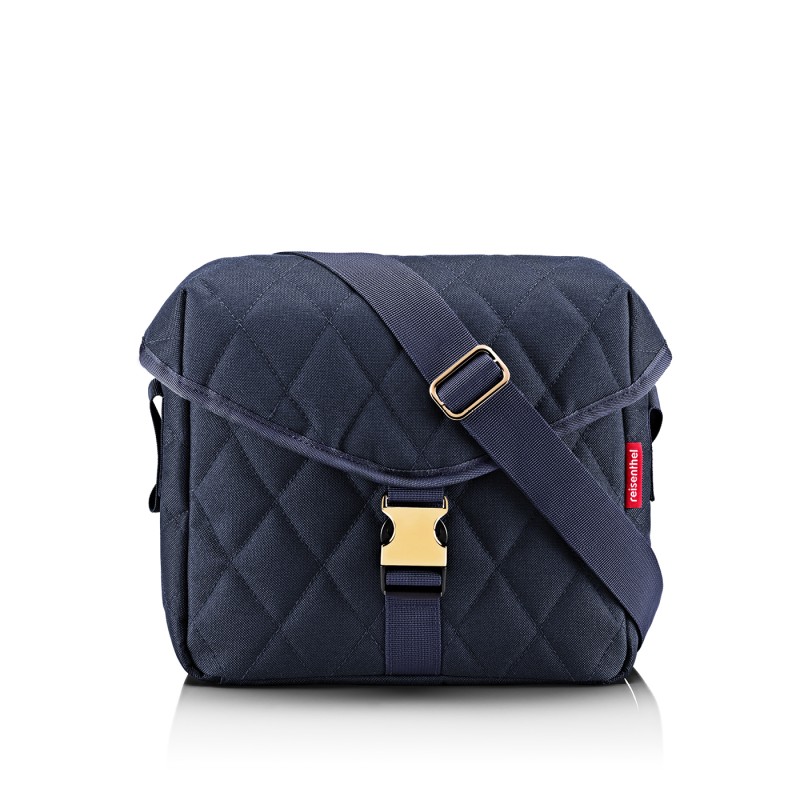 SADDLE BAG M, Rhombus Midnight Gold