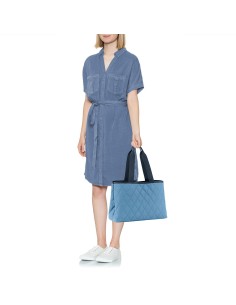 CLASSIC SHOPPER L Rhombus Blue 2