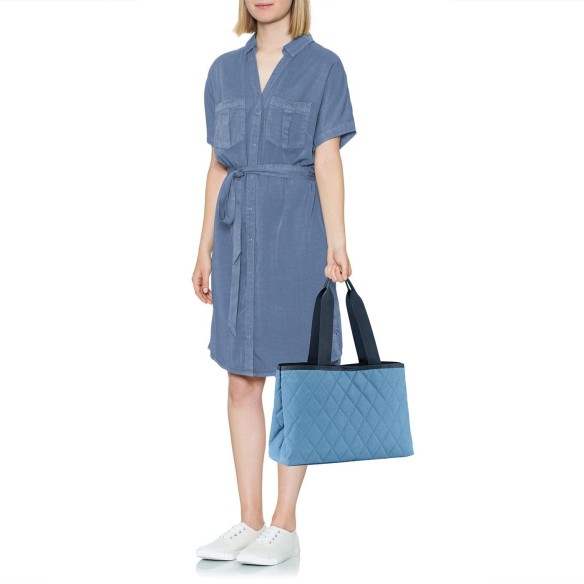 CLASSIC SHOPPER L Rhombus Blue