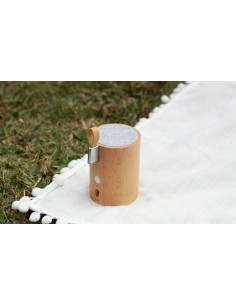 DRUM LIGHT BLUETOOTH SPEAKER, natural beech wood 2