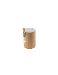 DRUM LIGHT BLUETOOTH SPEAKER, natural beech wood