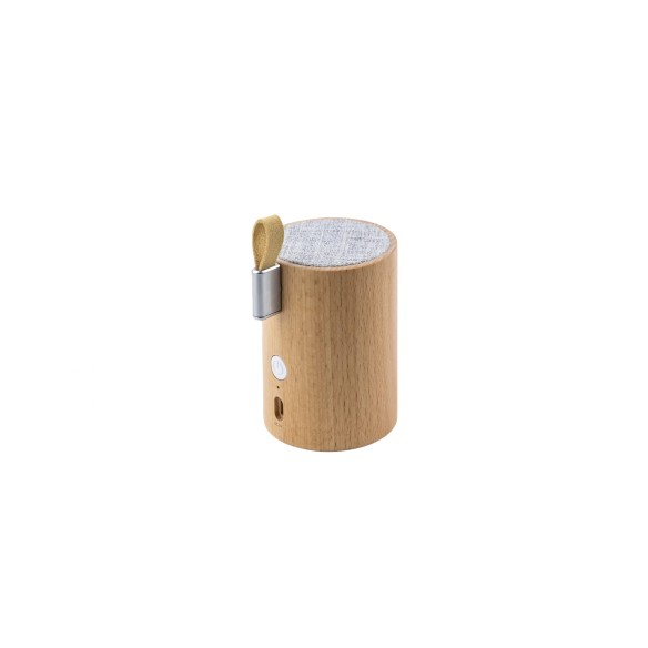 DRUM LIGHT BLUETOOTH SPEAKER, natural beech wood