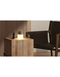 SMART DIFFUSER LAMP, Walnut Wood