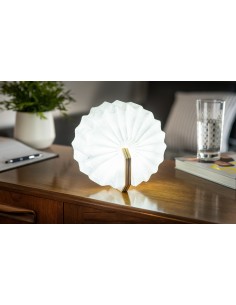 SMART ACCORDION LAMP, natural walnut wood 2