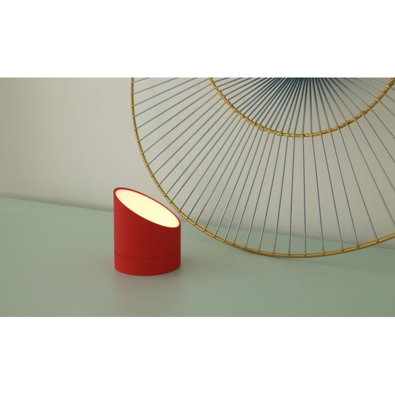 THE EDGE LIGHT ALARM CLOCK, Rose Red