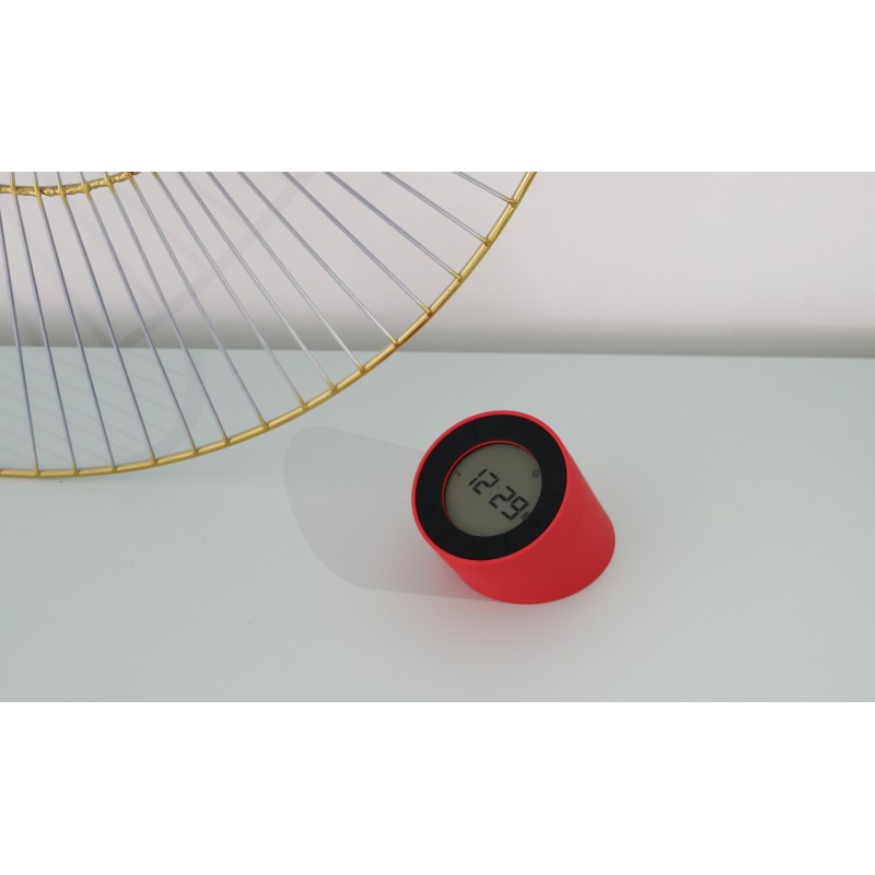 THE EDGE LIGHT ALARM CLOCK, Rose Red