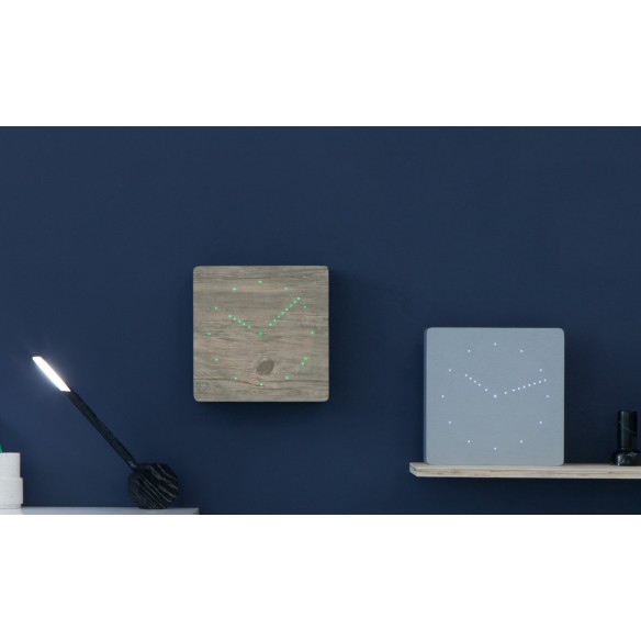 ANALOG CLICK CLOCK, Aluminium