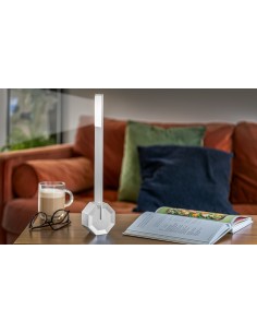 OCTAGON ONE RECHARGEABLE DESK LIGHT, Aluminium 2