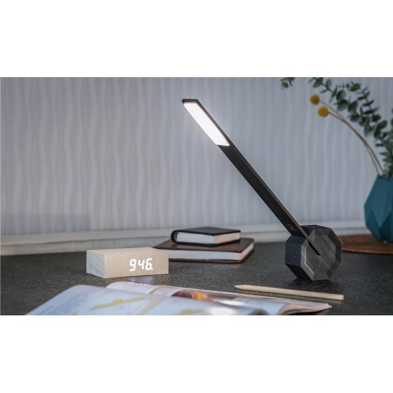 OCTAGON ONE RECHARGEABLE DESK LIGHT, Black