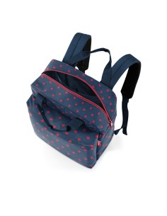 ALLDAY BACKPACK M Mixed Dots Red 2