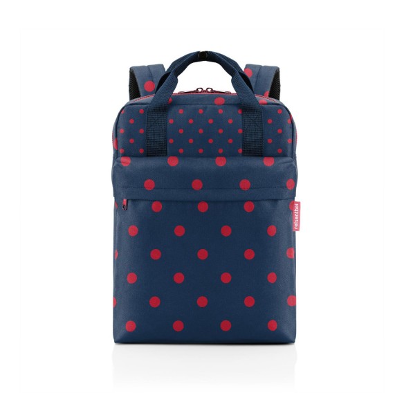 ALLDAY BACKPACK M Mixed Dots Red