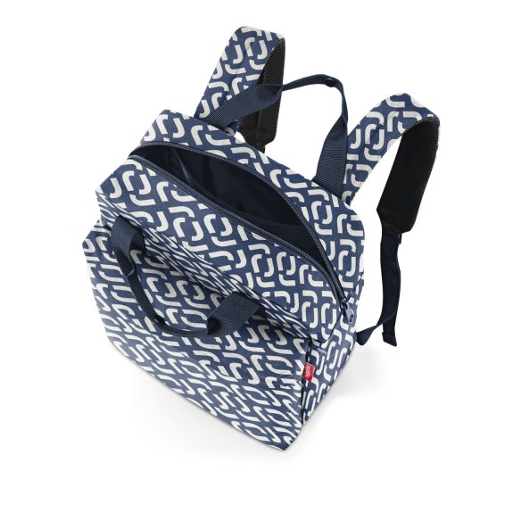 ALLDAY BACKPACK M Signature Navy