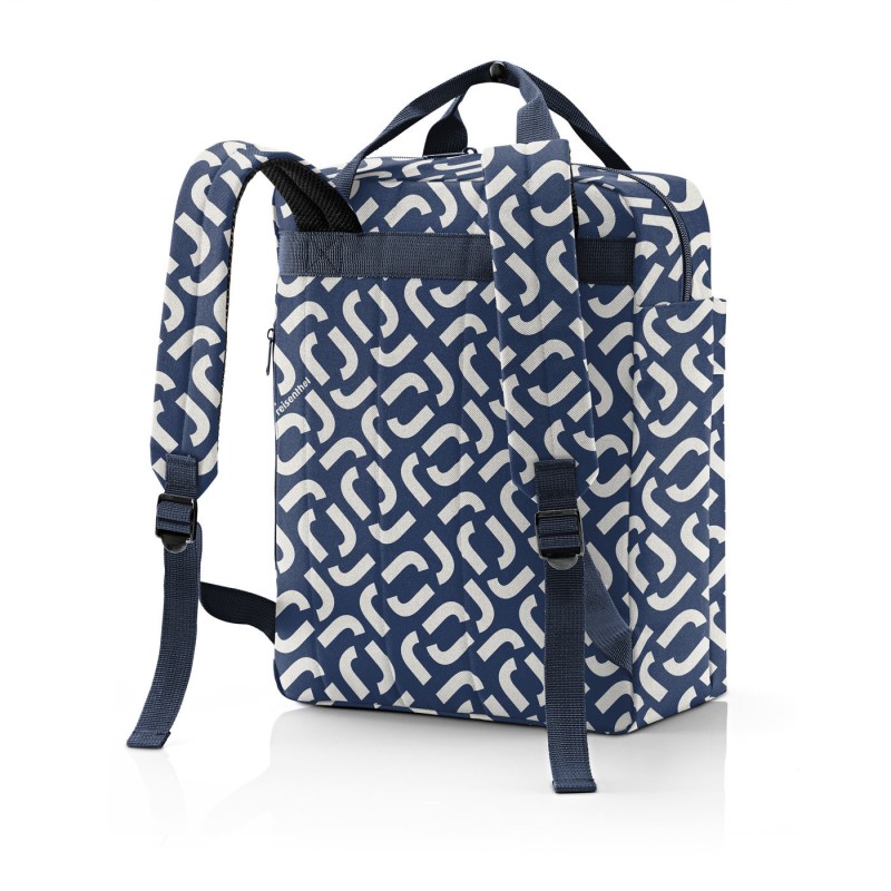 ALLDAY BACKPACK M Signature Navy