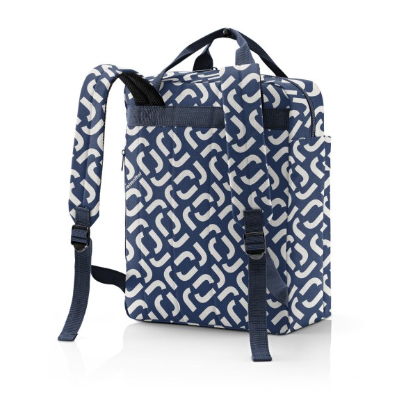 ALLDAY BACKPACK M Signature Navy