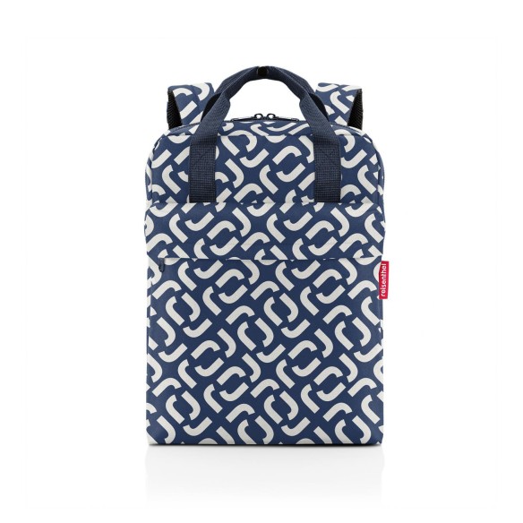 ALLDAY BACKPACK M Signature Navy