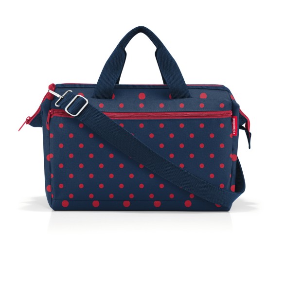 ALLROUNDER S POCKET Mixed Dots Red