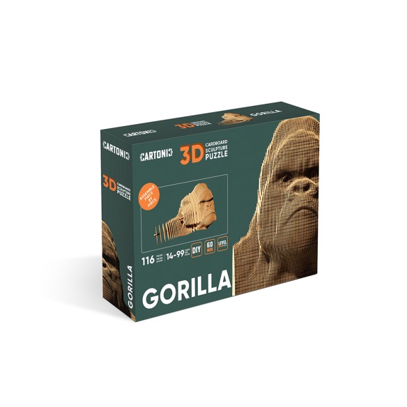 CARTONIC 3D PUZZLE Gorilla