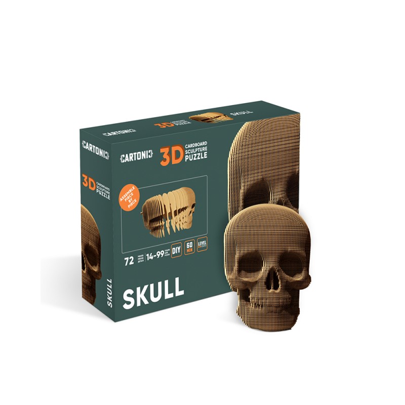 CARTONIC 3D PUZZLE SKULL