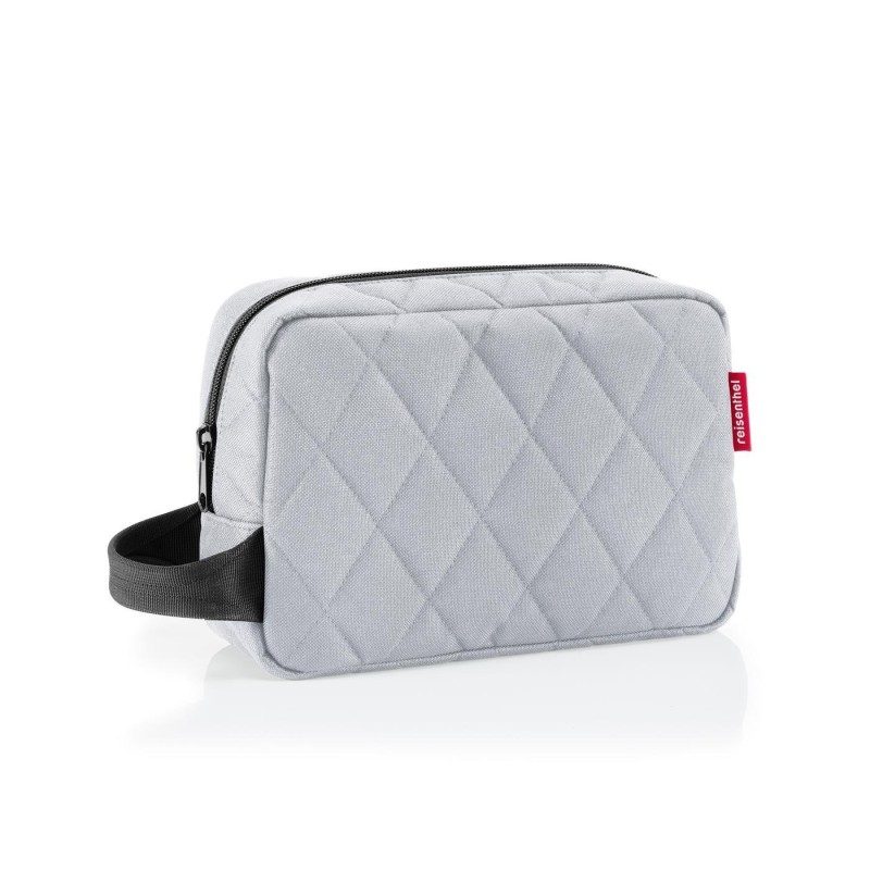 COSMETICPOUCH M Rhombus Light Grey