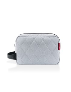 COSMETICPOUCH M Rhombus Light Grey