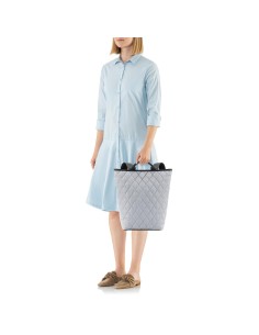 SHOPPER BACKPACK Rhombus Light Grey 2