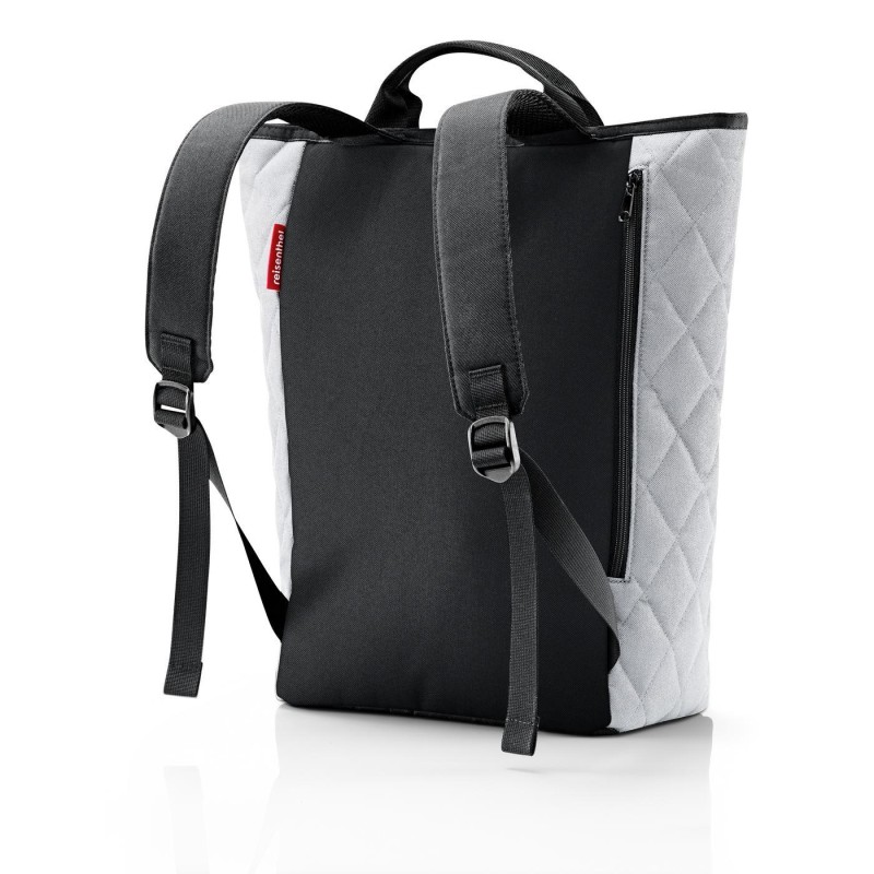 SHOPPER BACKPACK Rhombus Light Grey