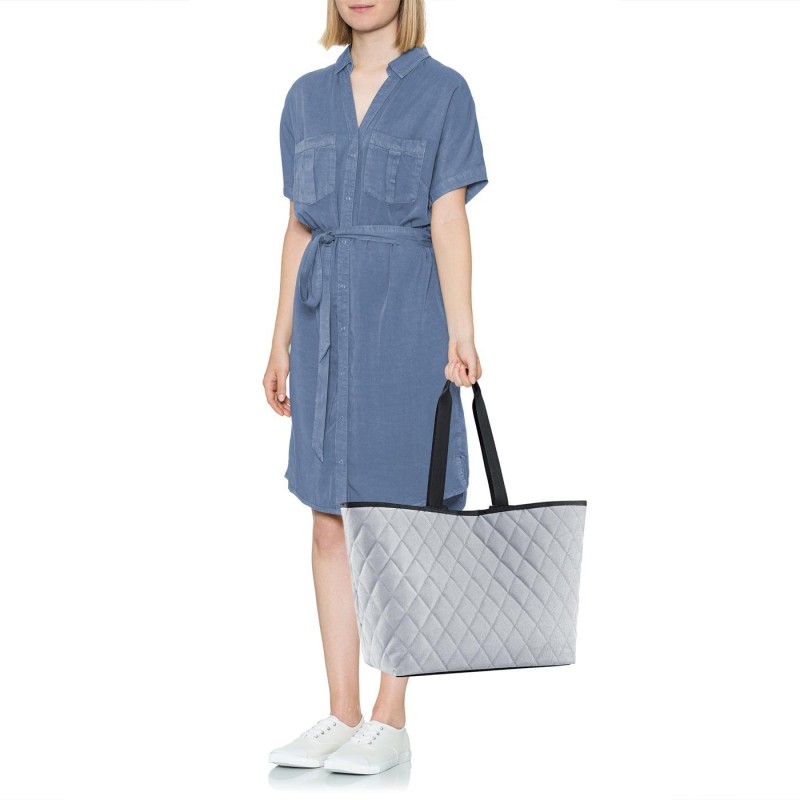 CLASSIC SHOPPER XL Rhombus Light Grey