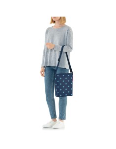 SHOULDERBAG S Mixed Dots Blue 2