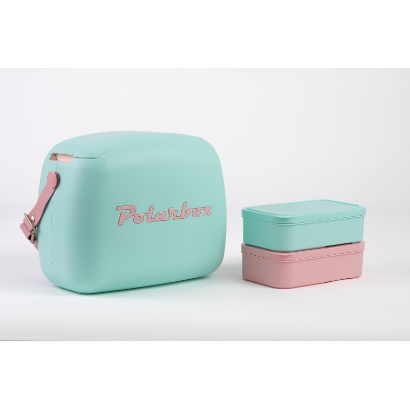 POLARBOX 6L, Verde acqua - rosa