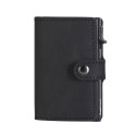 PORTA CARTE EAZICARD PELLE, DOUBLE, Black/Black