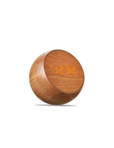 TUMBLER CLICK CLOCK, Cherry Wood