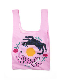 MEDIUM REUSABLE BAG, Leapingcats