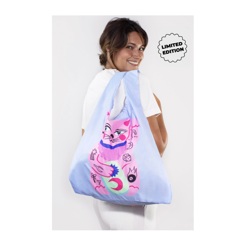 MEDIUM REUSABLE BAG, Amy - Luckycat