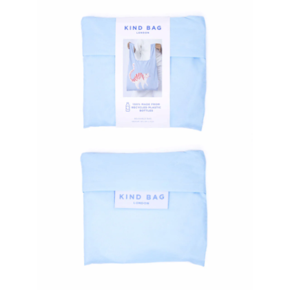 MEDIUM REUSABLE BAG, Cat red - Blue