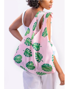 MEDIUM REUSABLE BAG, Palms 2