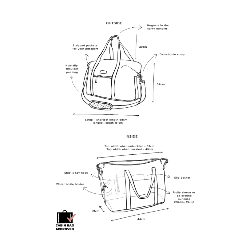 WEEKENDER BAG, Abstract Caramel