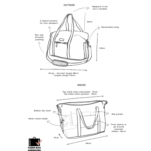 WEEKENDER BAG, Abstract Caramel