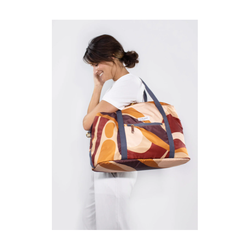 WEEKENDER BAG, Abstract Caramel