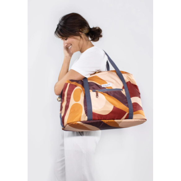 WEEKENDER BAG, Abstract Caramel