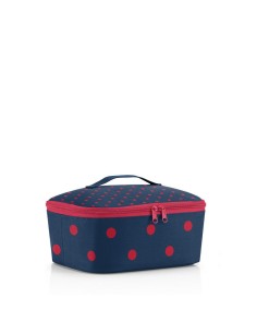 COOLERBAG M POCKET Mixed Dots Red