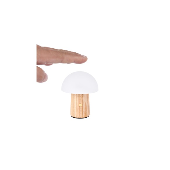 SUPER MINI MUSHROOM LAMP, White Ash
