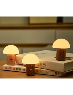 SUPER MINI MUSHROOM LAMP, White Ash