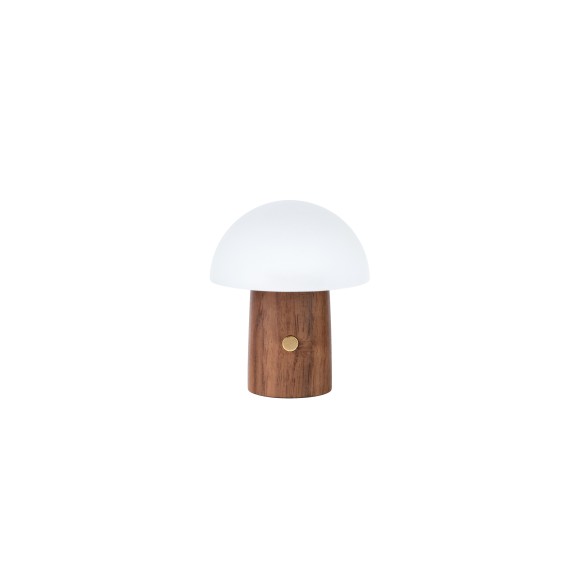 SUPER MINI MUSHROOM LAMP, Walnut