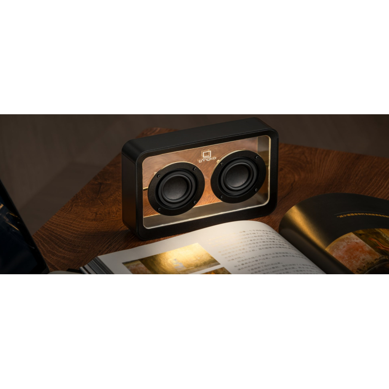 MAGE SEE-THROUGH SPEAKER, Walnut