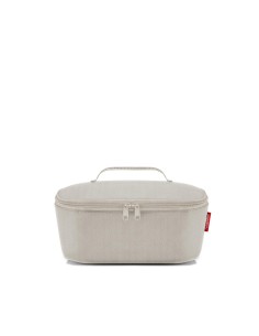 COOLERBAG M POCKET, herringbone sand