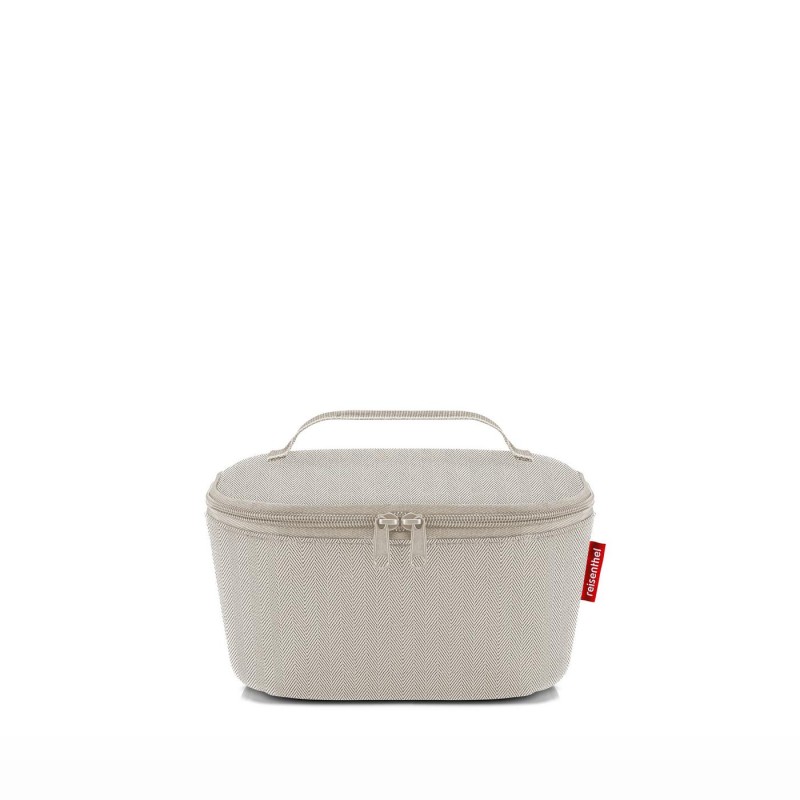 COOLERBAG S POCKET, herringbone sand