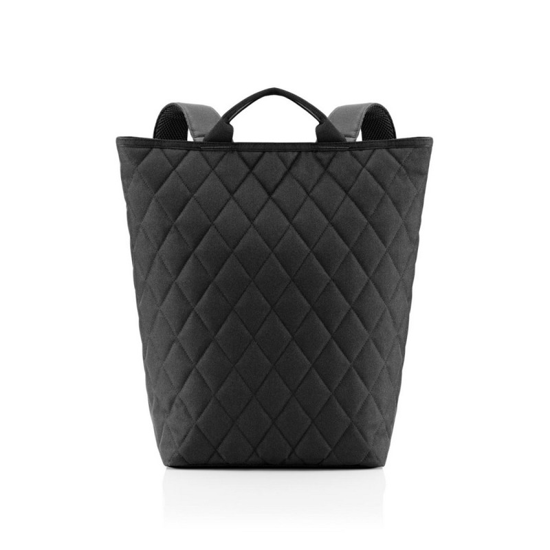 SHOPPER-BACKPACK Rhombus Black