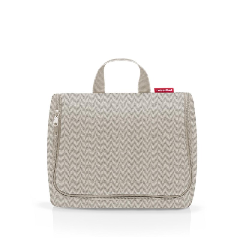 TOILETBAG XL, herringbone sand