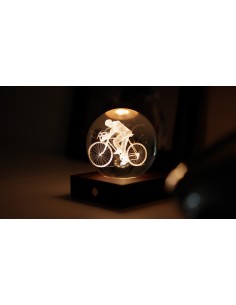 AMBER CRYSTAL LIGHT, 3D laser Cyclist