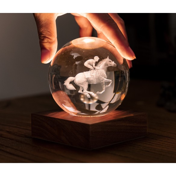 AMBER CRYSTAL LIGHT, 3D laser Horse Racing